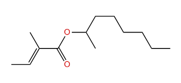 Octan-2-yl (E)-2-methyl-2-butenoate